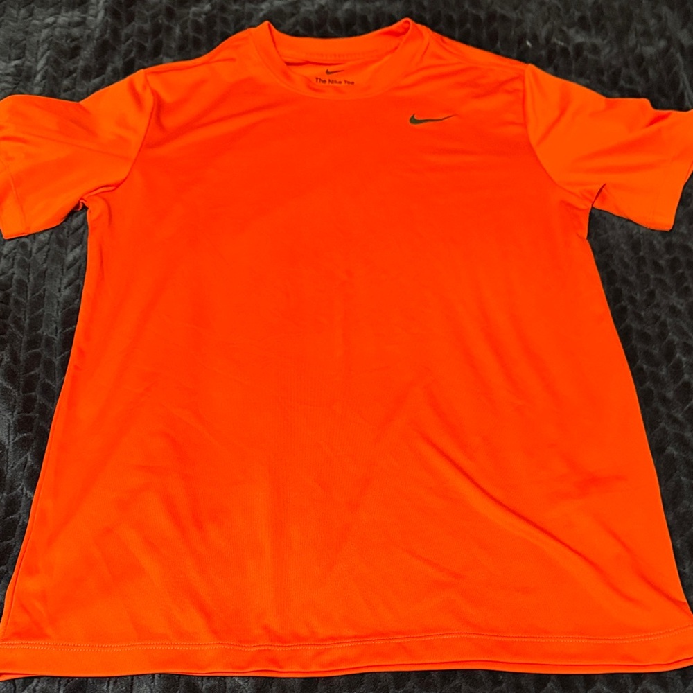Nike Men’s Bright Orange Performance Short-Sleeve Tee